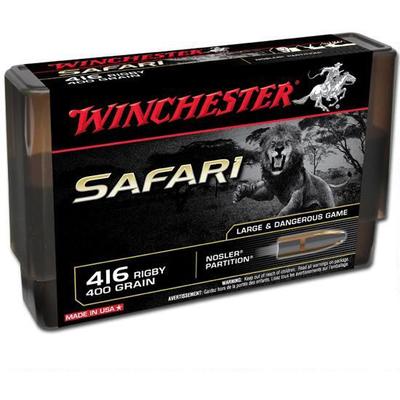 Winchester Ammo Supreme 416 Rigby 400 Grain Nosler