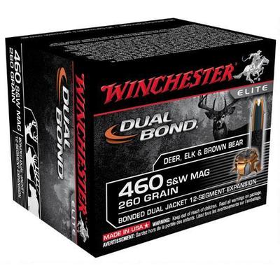 Winchester Ammo Elite Dual Bond 460 S&W Magnum