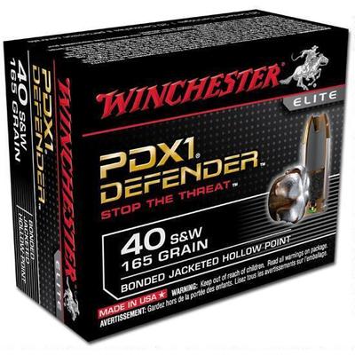 Winchester Ammo Elite PDX1 Defender 40 S&W Bon