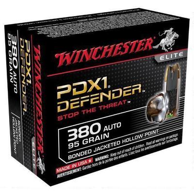 Winchester Ammo Elite PDX1 Defender 380 ACP Bonded