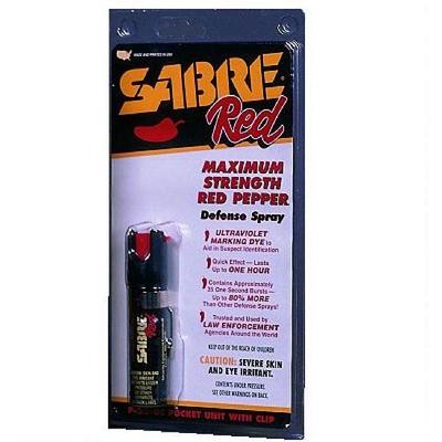 Sabre Pocket Pepper Spray 4in Tallx.87in Wide .75o