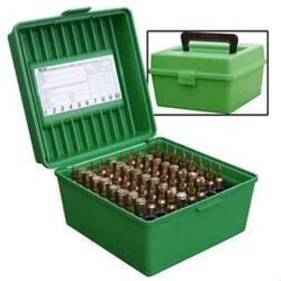 MTM Utility Box Deluxe R-100 100 Rounds Rifle Ammo