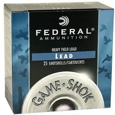 Federal Shotshells Game-Shok High Brass Lead 12 Ga