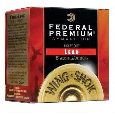 Federal Shotshells Wing-Shok HV Lead 20 Gauge 2.75