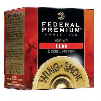 Federal Shotshells Wing-Shok HV Lead 16 Gauge 2.75 Federal Shotshells Wing-Shok HV Lead 16 Gauge 2.75