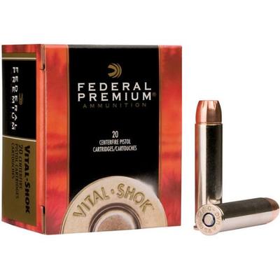 Federal Ammo 44 Magnum Swift A-Frame 280 Grain 20