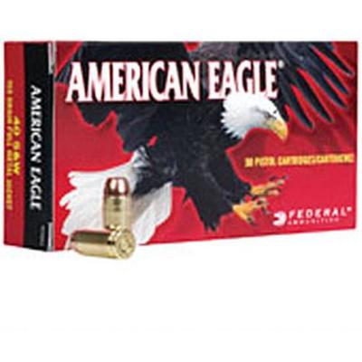 Federal Ammo American Eagle 40 S&W FMJ 180 Gra
