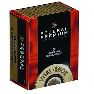 Federal Ammo 10mm TBJSP 180 Grain 20 Rounds [P10T1