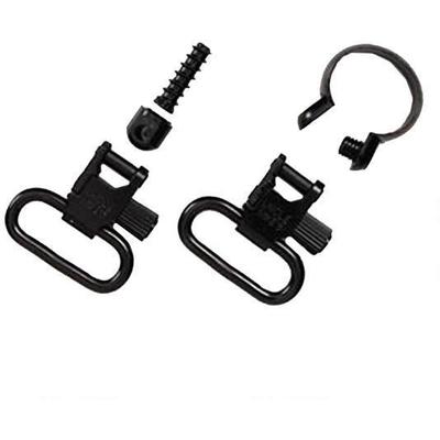 Uncle Mikes 1in Black Quick Detach Swivel [1441-2]