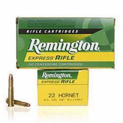 Remington Ammo 22 Hornet HP 45 Grain 50 Rounds [R2