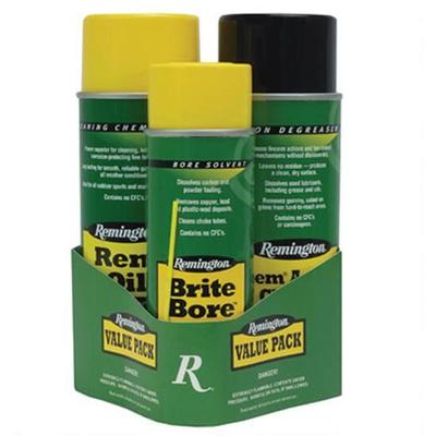 Remington Cleaning Kits Brite Bore Value Pack 3-Pa