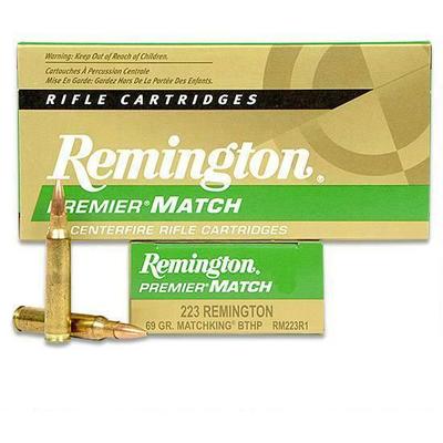 Remington Ammo 223 Remington BTHP 69 Grain 20 Roun