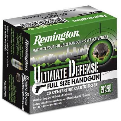 Remington Ammo Ultimate 40 S&W 180 Grain BJHP