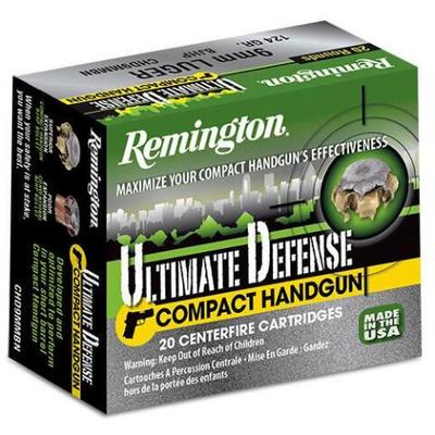 Remington Ammo Compact 40 S&W Brass JHP 180 Gr
