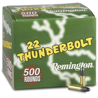 Remington Rimfire Ammo Thunderbolt .22 Long Rifle