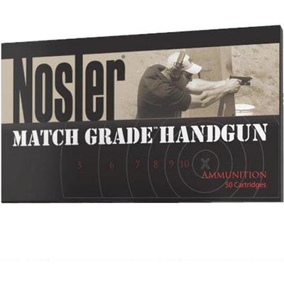 Nosler Ammo Match 9mm+P JHP 124 Grain 50 Rounds [5