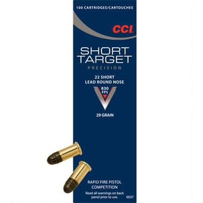 CCI Rimfire Ammo Competition .22 Short LRN 29 Grai