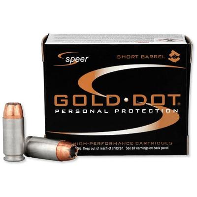 Speer Ammo Gold Dot 40 S&W Gold Dot HP 180 Gra