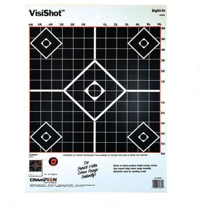 Champion Visicolor Paper Sight In Targets 10-Pack