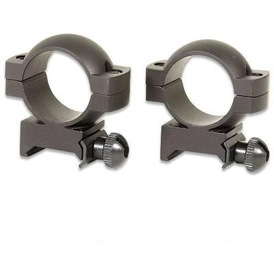 Weaver Weaver Style Rings High 1in Dia Matte Black Weaver Weaver Style Rings High 1in Dia Matte Black