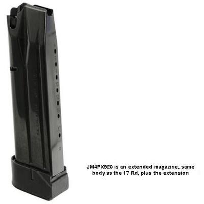 Beretta Magazine 9mm Px4 20 Rounds Steel Black Fin