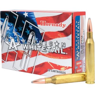 Hornady Ammo Amer Whitetail 25-06 Remington 117 Gr