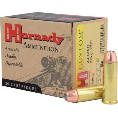 Hornady Ammo 44 Magnum XTP JHP 240 Grain 20 Rounds