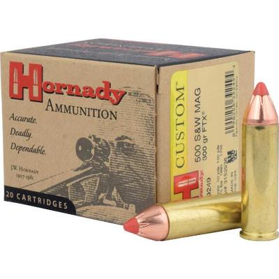 Hornady Ammo Super Shock Tip 500 S&W 300 Grain Hornady Ammo Super Shock Tip 500 S&W 300 Grain
