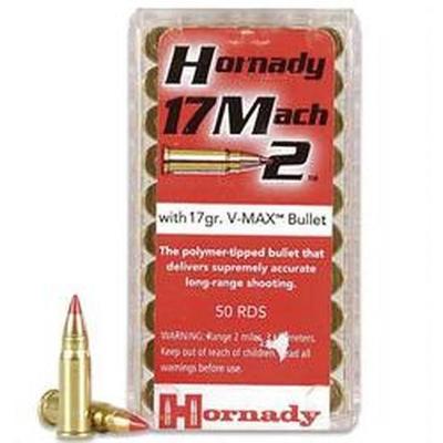 Hornady Rimfire Ammo 17 Mach 2 (HM2) V-Max 17 Grai