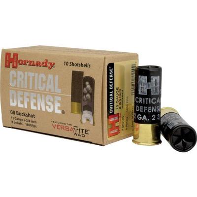Hornady Shotshells 12 Gauge 2.75in 00 Buckshot 10