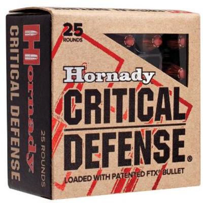 Hornady Ammo Critical Defense 380 ACP FTX 90 Grain