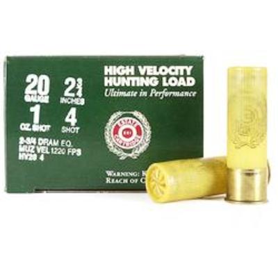 Estate Shotshells HV Hunting 20 Gauge 2.75in 1oz #