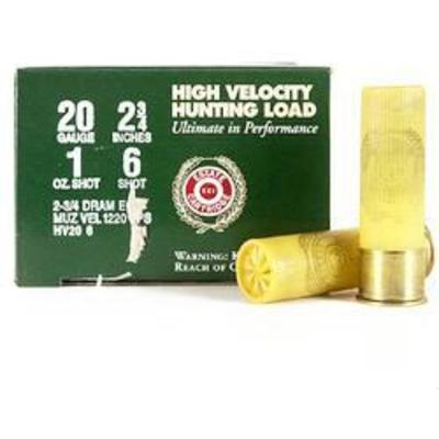 Estate Shotshells HV Hunting 20 Gauge 2.75in 1oz #