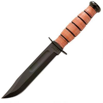 Ka-Bar Knife USMC Short 5.25in Fxd 1095 Cro-Van Cl