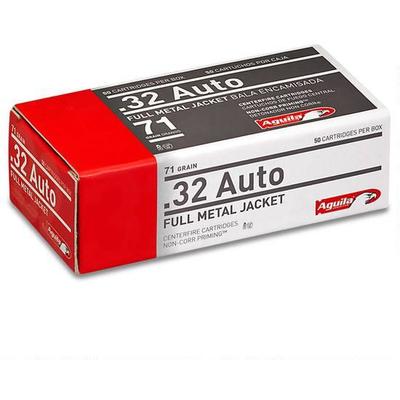 Aguila Ammo 32 ACP 71 Grain FMJ 50 Rounds [1E32211
