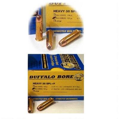 Buffalo Bore Ammo 38 Special+P 125 Grain JHP 20 Ro Buffalo Bore Ammo 38 Special+P 125 Grain JHP 20 Ro