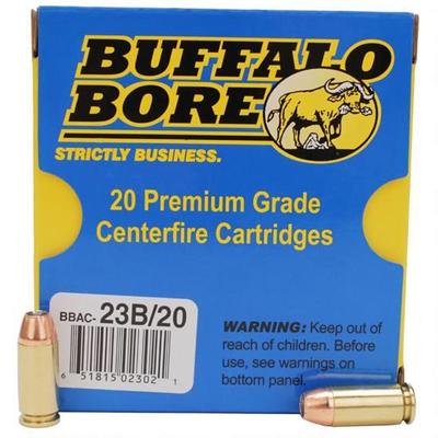 Buffalo Bore Ammo 40 S&W+P JHP 180 Grain 20 Ro