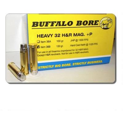 Buffalo Bore Ammo 32 H&R Mag+P Hard Cast 130 G