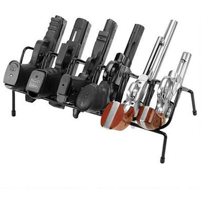 Past LockDown 6 Gun Handgun Rack Black [222210]