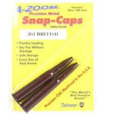 A-Zoom Dummy Ammo Snap Caps Rifle 303 British Alum