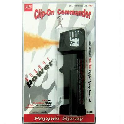 UDAP Commander Clip On Pepper Spray .7oz/20g 8 Fee