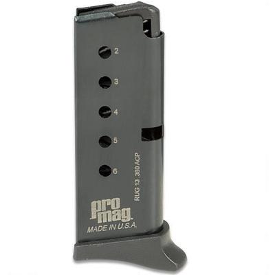 ProMag Magazine Ruger LCP 380 ACP 6 Rounds Blued F