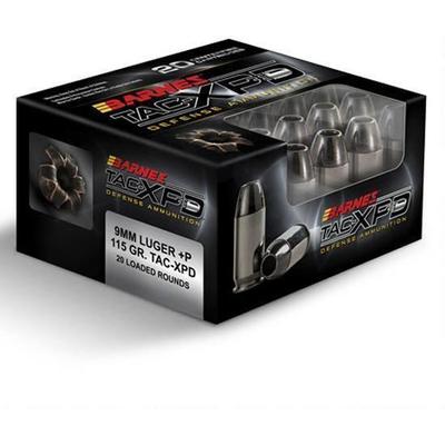 Barnes Ammo TAC-XPD 45 ACP+P 185 Grain TAC-XP 20 R