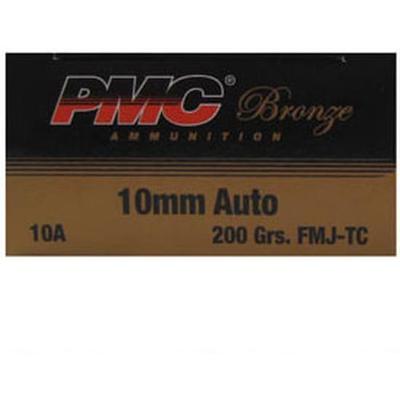 PMC Ammo Bronze 10mm Truncated Cone FMJ 200 Grain