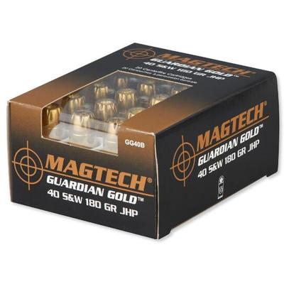 Magtech Ammo Guardian Gold 40 S&W JHP 180 Grai