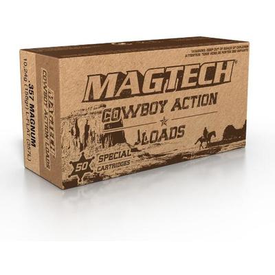 Magtech Ammo Cowboy Action 357 Magnum Lead Flat No