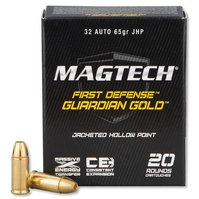 Magtech Ammo Guardian Gold 32 ACP JHP 65 Grain 20