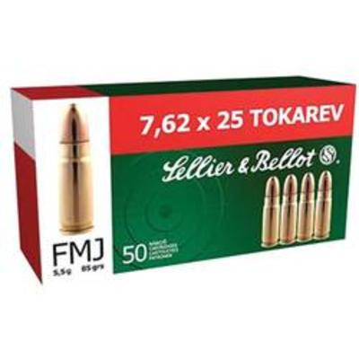 Sellier & Bellot Ammo Training 7.6x25mm Tokare