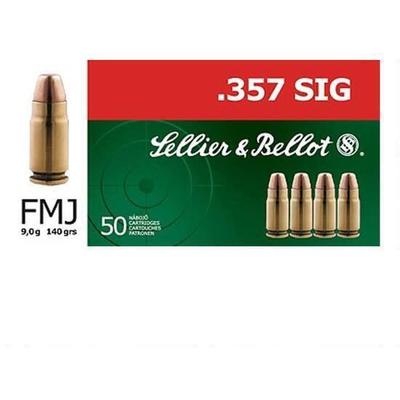 Sellier & Bellot Ammo 357 Sig Sauer 140 Grain Sellier & Bellot Ammo 357 Sig Sauer 140 Grain