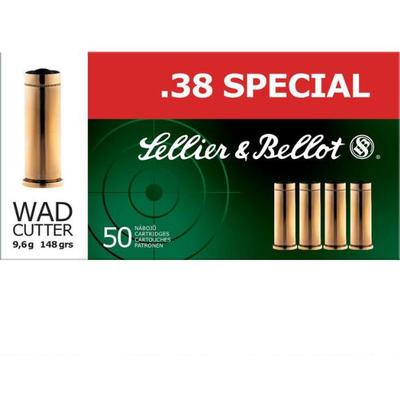 Sellier & Bellot Ammo 38 Special Wad Cutter 14